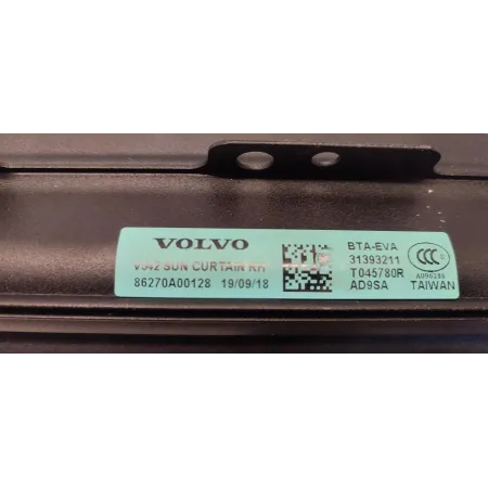 VOLVO V90 II ROLETA SIATKA BOCZKA DRZWI PRAWA 31393211