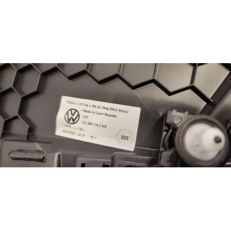 VW TAYRON BOCZEK PRAWY TYŁ ROLETKA 57L867210Q 57L868116C 5NL861318B