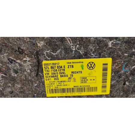 VW TAYRON BOCZEK BAGAŻNIKA PRAWY 57L867034E KTL