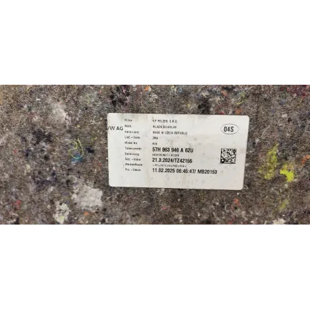 VW TAYRON WYKŁADZINA POD KANAPĘ 57H863946A