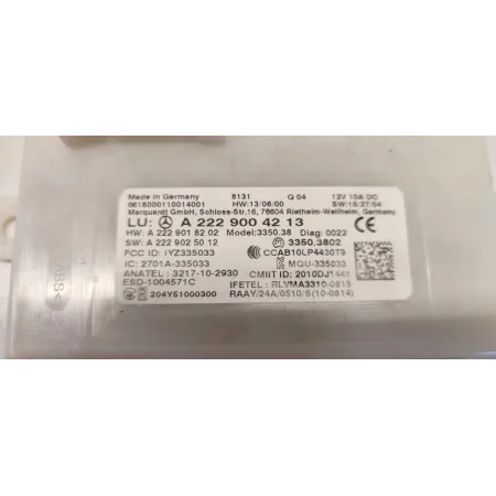 MERCEDES GLC W253 MODUŁ STEROWNIK KEYLESS A2229004213