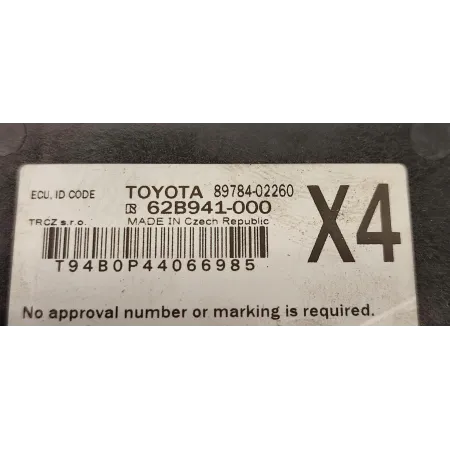 MAZDA 2 TOYOTA YARIS IV MODUŁ IMMOBILIZERA 89784-02260