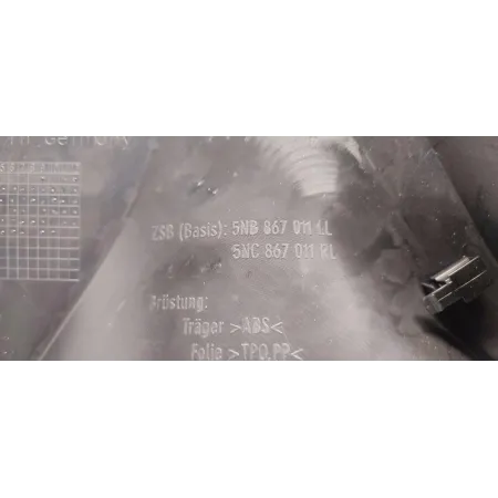VW TIGUAN II BOCZEK DRZWI LEWY PRZÓD RHD 5NC867011 N