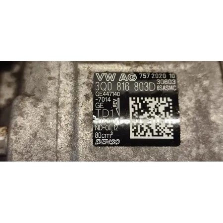 VW TIGUAN II SPRĘŻARKA KLIMATYZACJI 3Q0816803D