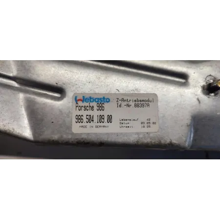 PORSCHE BOXSTER 986 MECHANIZM SPILERA SPOILER 98650410900