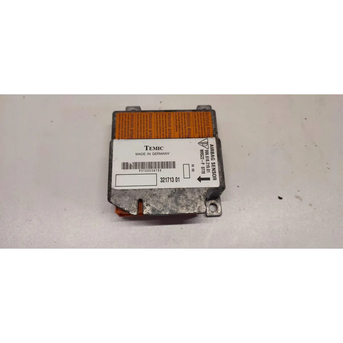 PORSCHE BOXSTER 986 MODUŁ SENSOR AIRBAG 99661821901