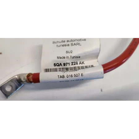 VW TIGUAN II KLEMA PRZEWÓD AKUMULATORA 5QA971228AK