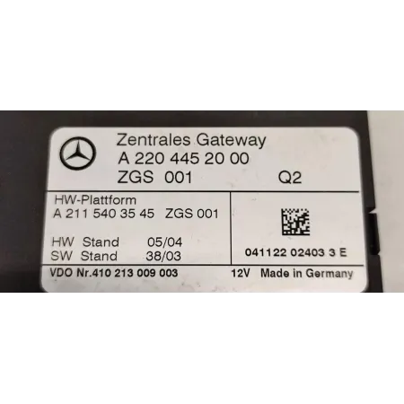 MERCEDES SL R230 MODUŁ GATEWAY A2204452000
