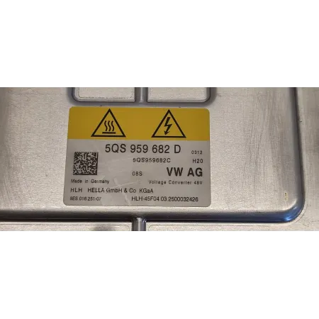 VW TAYRON TIGUAN III PRZETWORNICA NAPIĘCIA 5QS959682D 5QS959682C