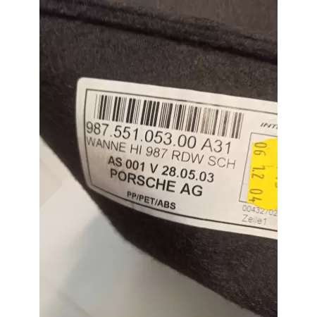 PORSCHE 987 WYKŁADZINA BAGAŻNIKA 98755105300