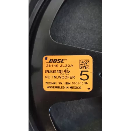 GŁOŚNIK BOSE LEWY PRZÓD INFINITI G37 28149 JL30A