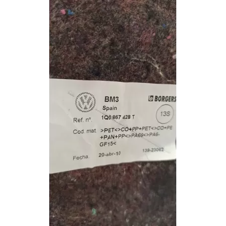 BOCZEK TAPICERKA BAGAŻNIKA PRAWA VW EOS 1Q0867428T