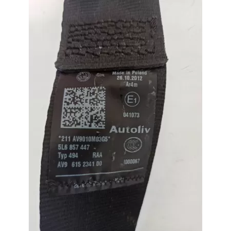 PAS BEZPIECZENSTWA PRAWY TYŁ SKODA YETI 5L6857447A