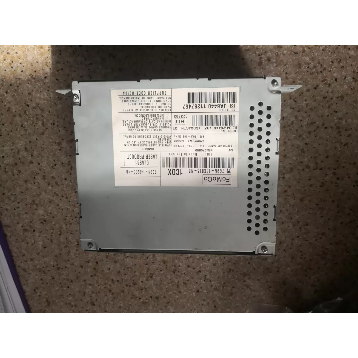 JAGUAR XF LAND ROVER 7G9N-18C815-NB RADIO CD