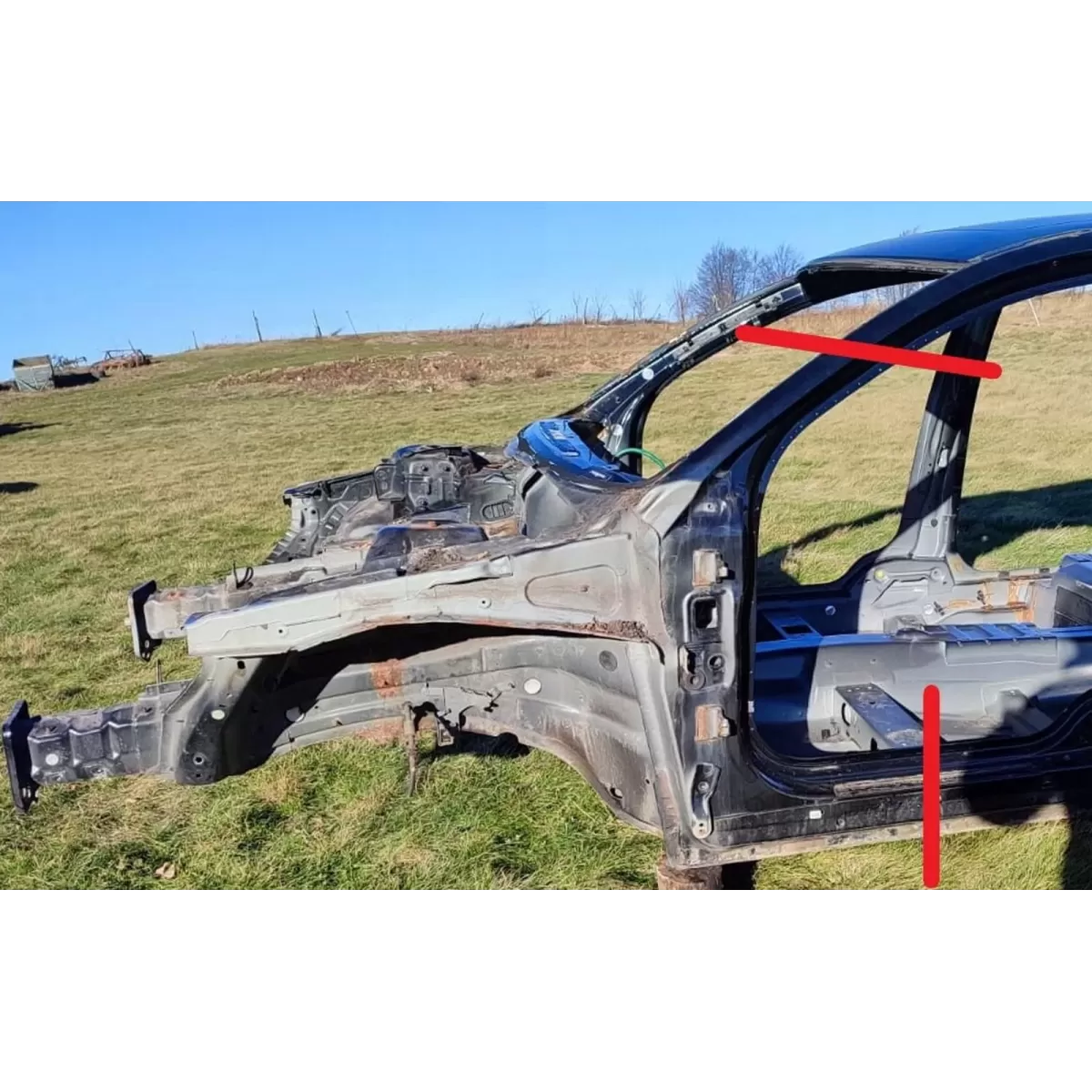 VOLVO XC70 ĆWIARTKA PODŁUŻNICA LEWA PRZÓD