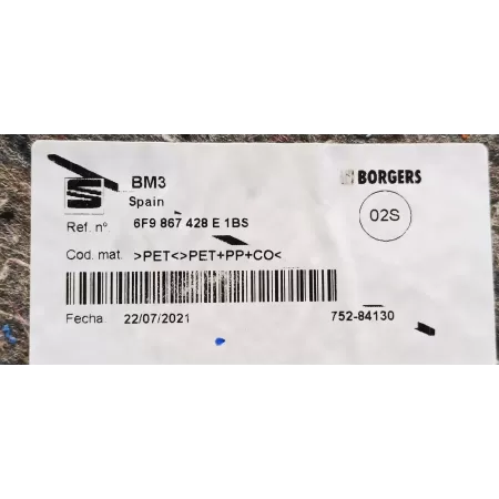 SEAT ARONA BOCZEK BAGAŻNIKA PRAWY 6F9867428E