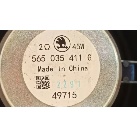 SKODA KODIAQ GŁOŚNIK DRZWI 565035411G SKODA KODIAQ GŁOŚNIK DRZWI 565035411G