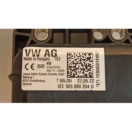 SKODA KODIAQ PODUSZKA AIRBAG PASAŻERA 565880204D