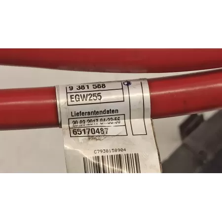 BMW 7 G11 PRZEWODY ZASILAJĄCE KLEMA 9381588