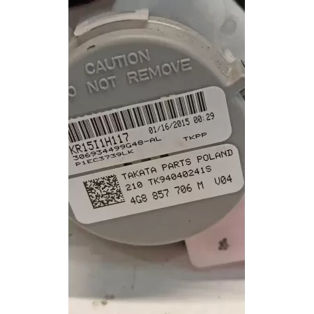 AUDI A6 A7 PAS BEZPIECZEŃSTWA PRAWY PRZÓD 4G8857706M
