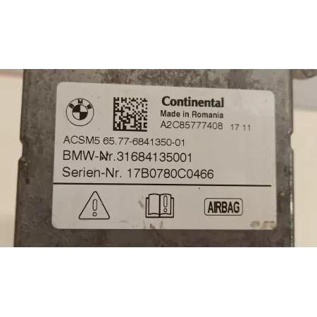 BMW 7 G11 MODUŁ SENSOR AIRBAG 6841350