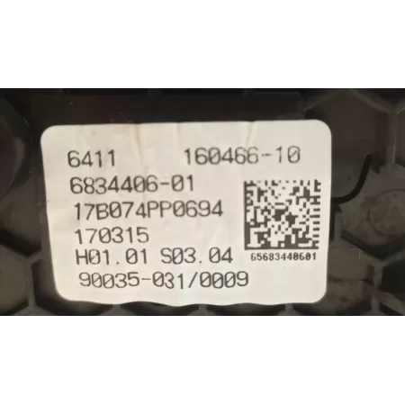 BMW 7 G11 PANEL KLIMATYZACJI TYŁ 6834406