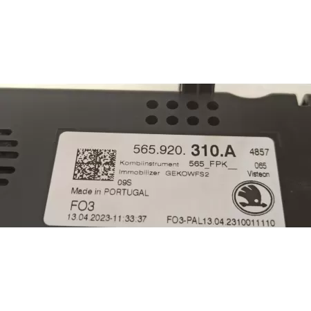 SKODA KAROQ LICZNIK VIRTUAL KOKPIT ZEGARY 565920310A