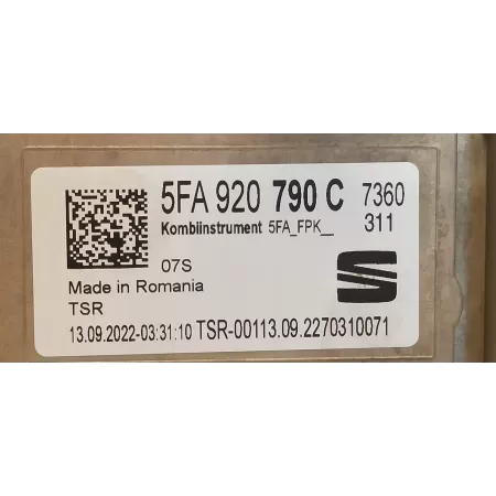 CUPRA FORMENTOR LICZNIK VIRTUAL KOKPIT 5FA920790C