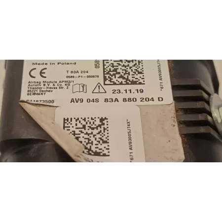 AUDI Q3 PODUSZKA AIRBAG PASAŻERA 83A880204D