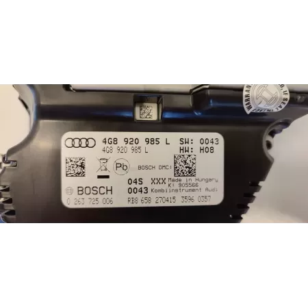 AUDI A7 4G LICZNIK ZEGARY MPH/KMH ANGLIK 4G8920985L