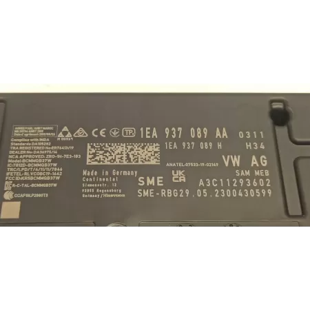 SKODA ENYAQ MODUŁ KOMFORTU 1EA937089AA