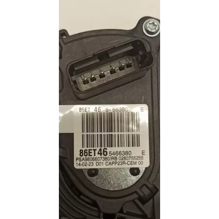 OPEL VIVARO C PEDAŁ GAZU POTENCJOMETR 9806607380