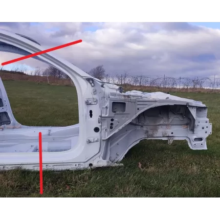 VOLVO V60 CC ĆWIARTKA PODŁUŻNICA PRAWY PRZÓD 707