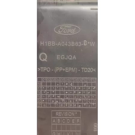 FORD PUMA MK2 OSŁONA ZAŚLEPKA TUNELU H1BB-A043B63-B