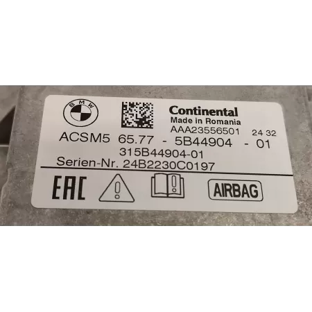 BMW F44 218I MODUŁ AIRBAG 5B44904