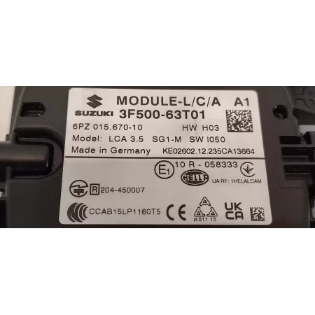 SUZUKI SX4 S-CROSS RADAR MARTWEGO POLA PRAWY TYŁ 3F500-63T01