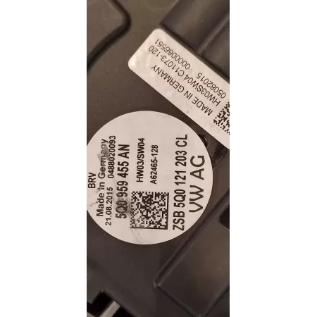 SKODA OCTAVIA III OBUDOWA WENTYLATOR 5Q0959455AN 5Q0121205AD