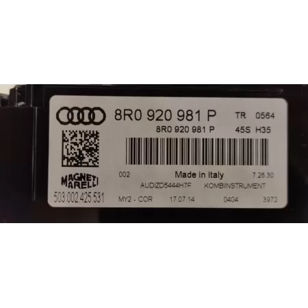 LICZNIK ZEGARY MPH/KM ANGLIK RHD 8R0920981P