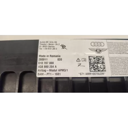 AUDI A7 4G PODUSZKA AIRBAG PASAŻERA 4G8880204A