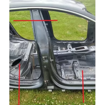 AUDI A7 4G SŁUPEK PRÓG PRAWY LZ7S