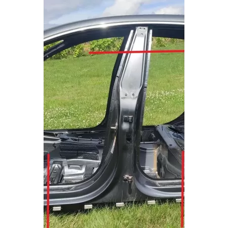 AUDI A7 4G SŁUPEK PRÓG LEWY LZ7S