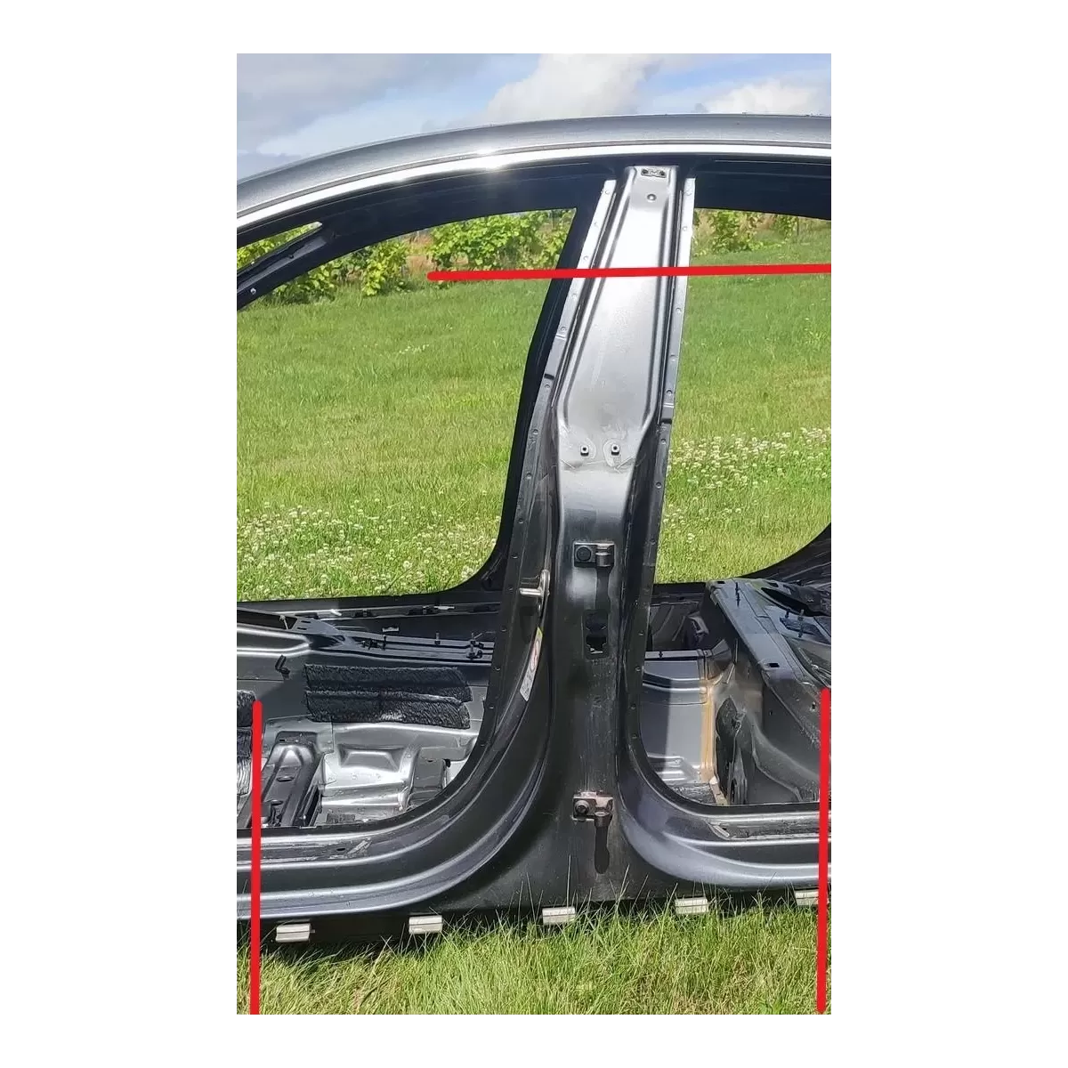 AUDI A7 4G SŁUPEK PRÓG LEWY LZ7S