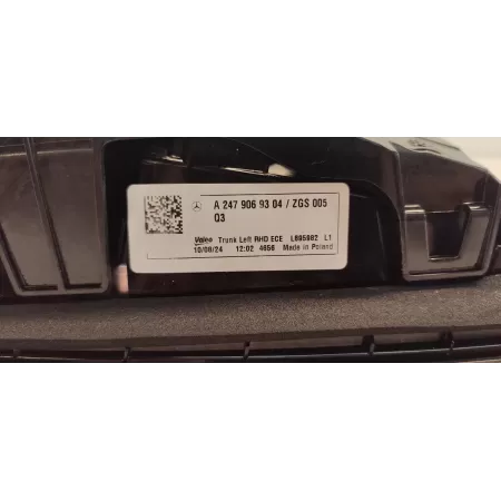 MERCEDES W247 LAMPA LEWY TYŁ RHD ANGLIK A2479069304