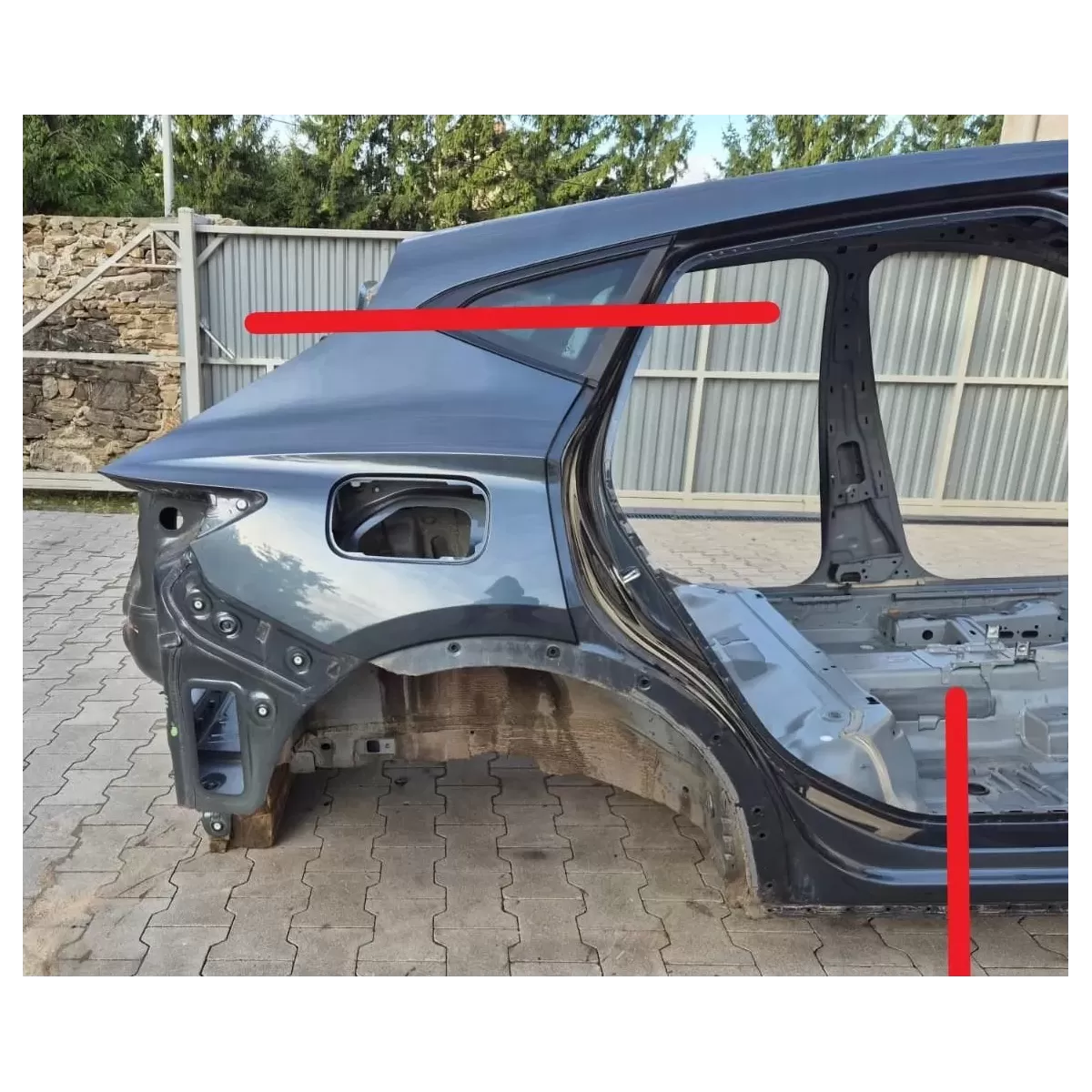 CUPRA FORMENTOR ĆWIARTKA BŁOTNIK PRAWY TYŁ S7H 2024