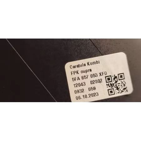 CUPRA FORMENTOR RAMKA LICZNIKA OSŁONA KOLUMNY 5FA857053 5FA858559