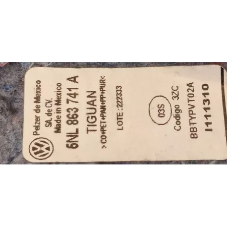 VW TIGUAN ALLSPACE WYKŁADZINA BAGAŻNIKA WYGŁUSZENIE 5NL863711B 5NL863741A