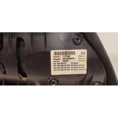 PORSCHE CAYMAN S BOCZEK DRZWI PRAWY PRZÓD RHD ALGLIK 98755508600 9975560201