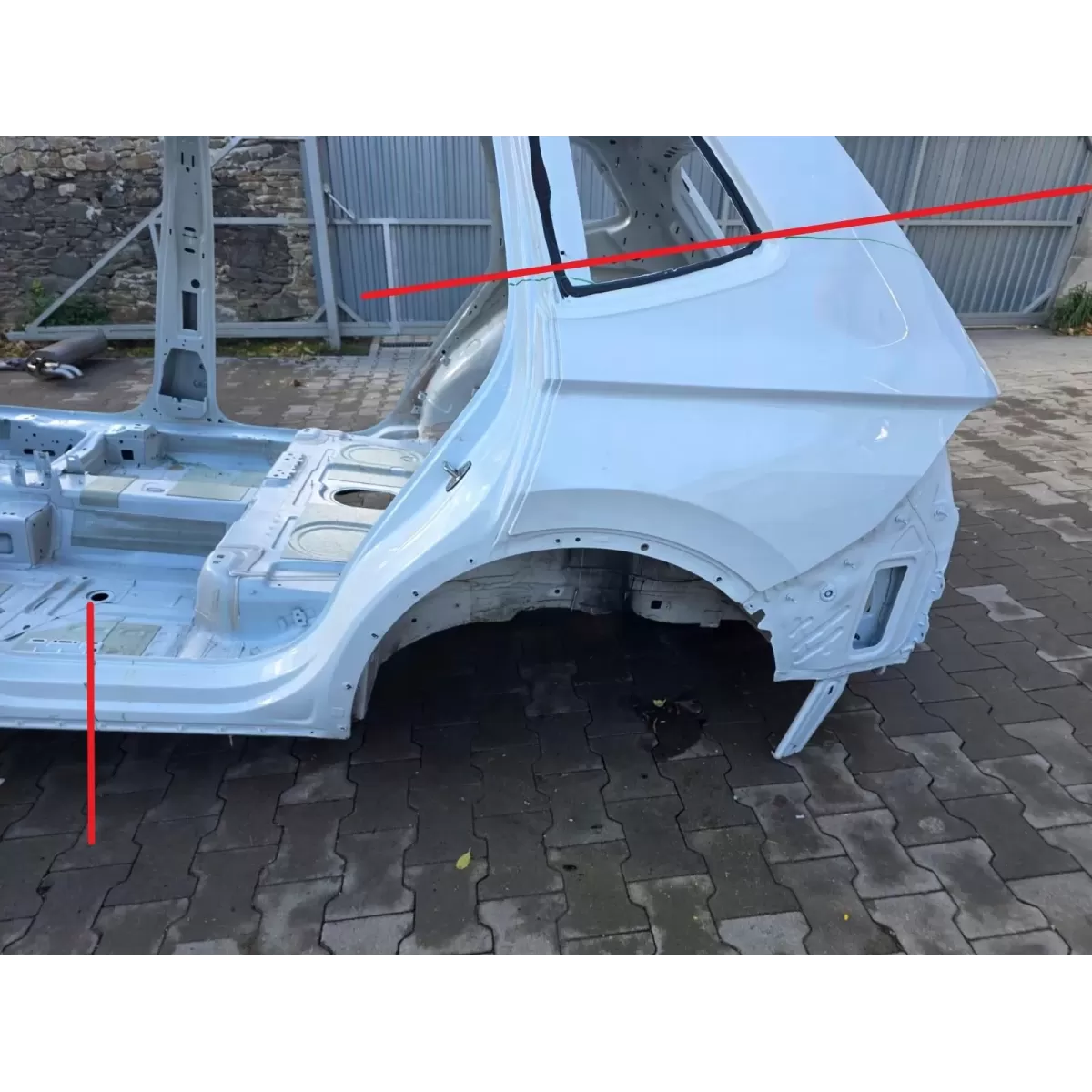 VW TIGUAN II ALLSPACE ĆWIARTKA BŁOTNIK LEWY TYŁ LC9A