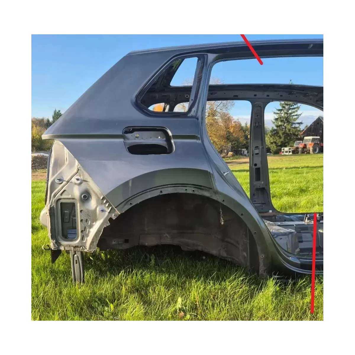 VW TIGUAN II ĆWIARTKA BŁOTNIK PRAWY TYŁ R7H/LR7H