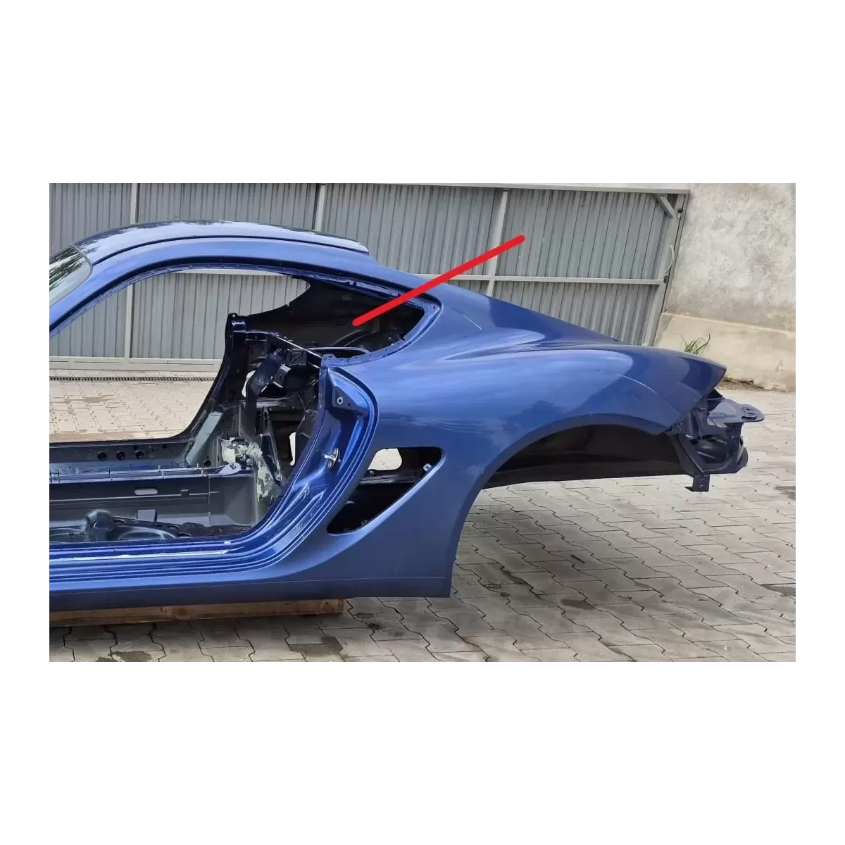 PORSCHE CAYMAN S 987 ĆWIARTKA BŁOTNIK LEWY TYŁ